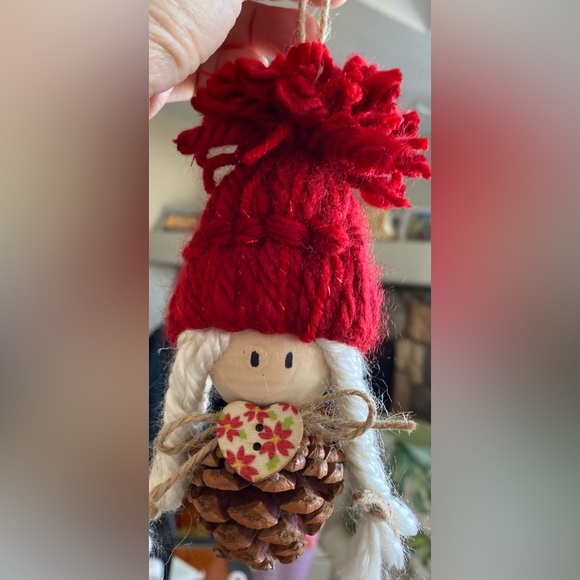 handcrafted Other - Christmas Ornament Kit RED Pom Pom hat NEW